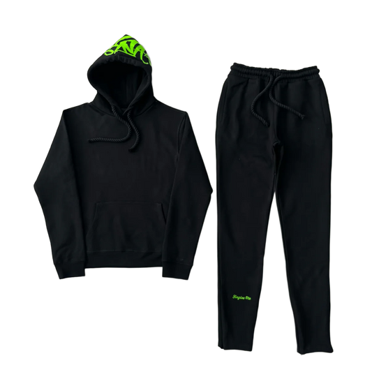 SYN TRACKSUIT - BLACK/GREEN