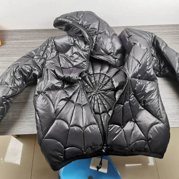 M-CLIZZY SPIDEY PUFFER - BLACK